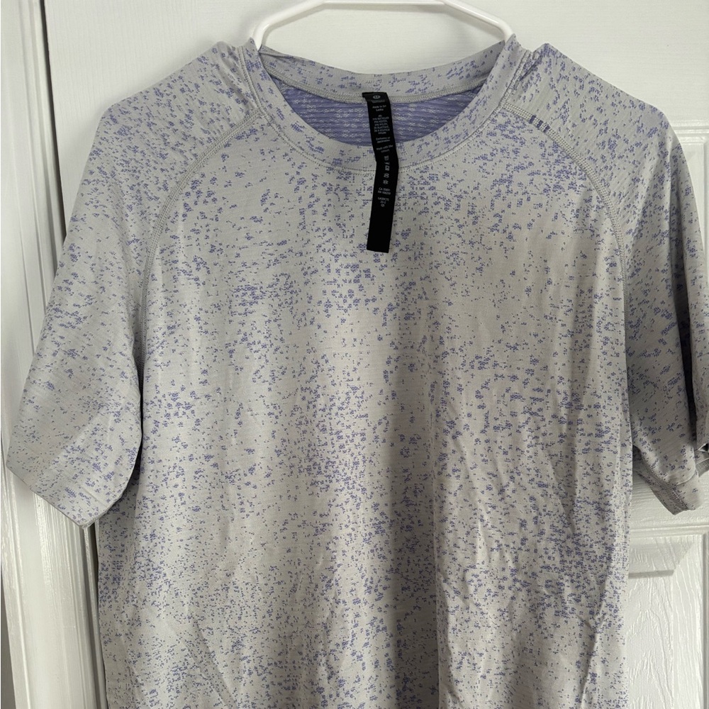 lululemon athletica Gray and Purple Speckled Tee